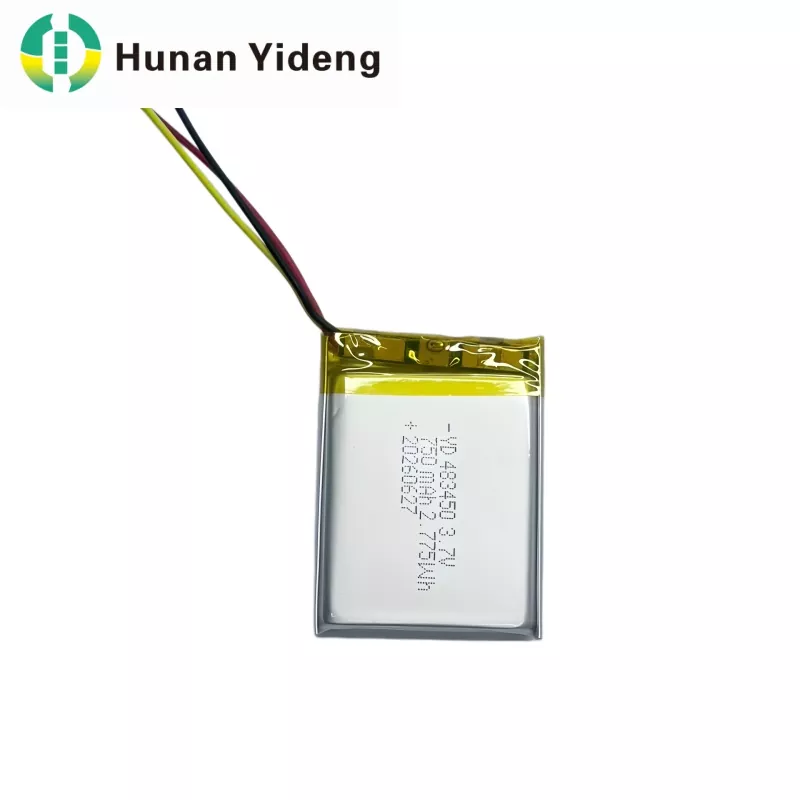 3,7V 750mAh 483447 liten litiumpolymer oppladbart lipo-batteri med høy kapasitet
