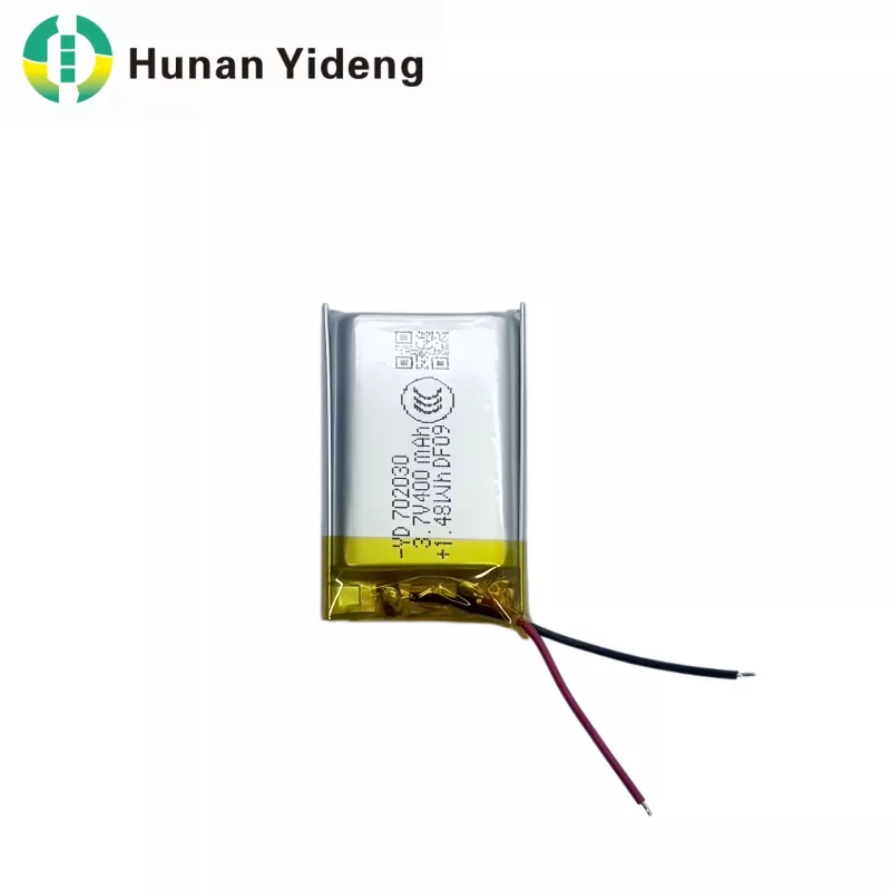 400mAh Li-ion prismatisk batteri for medisinsk utstyr og lamper og lykter