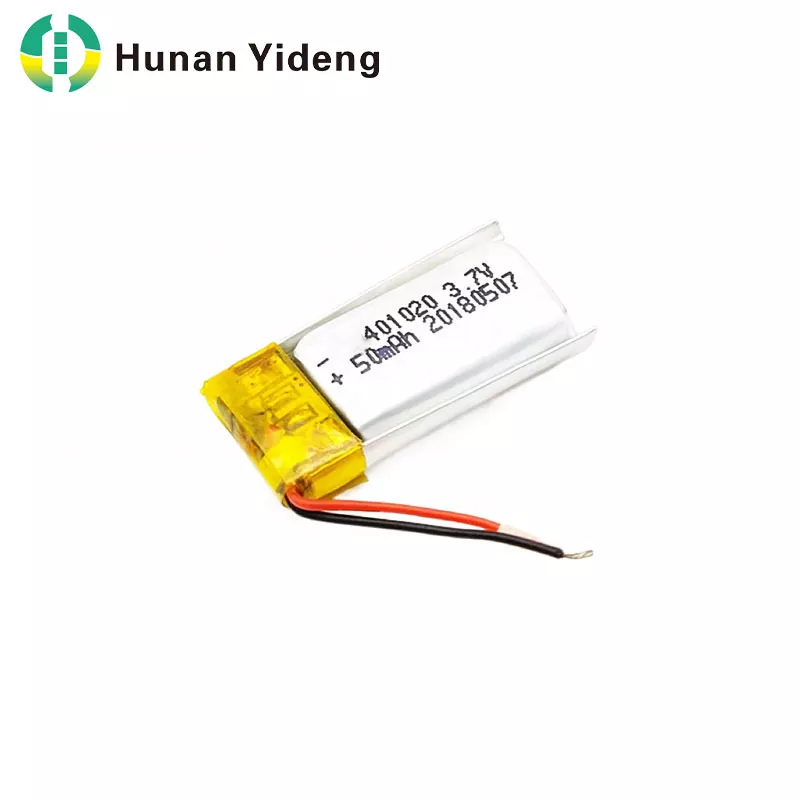 401020 3,7v 500mAh litiumpolymerbatteri