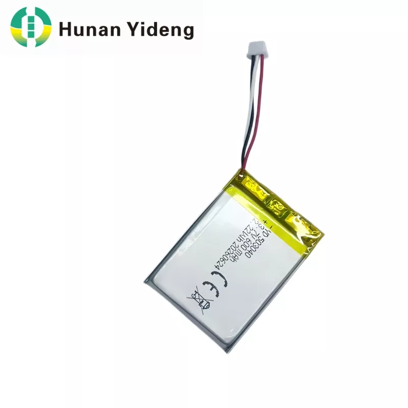 503040 3,7V 600mAh kvadratisk oppladbart batteri