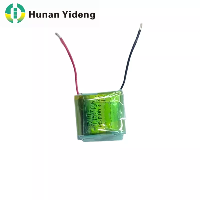 551012 3,7V 43mah elektriske leker Li-polymerbatteri