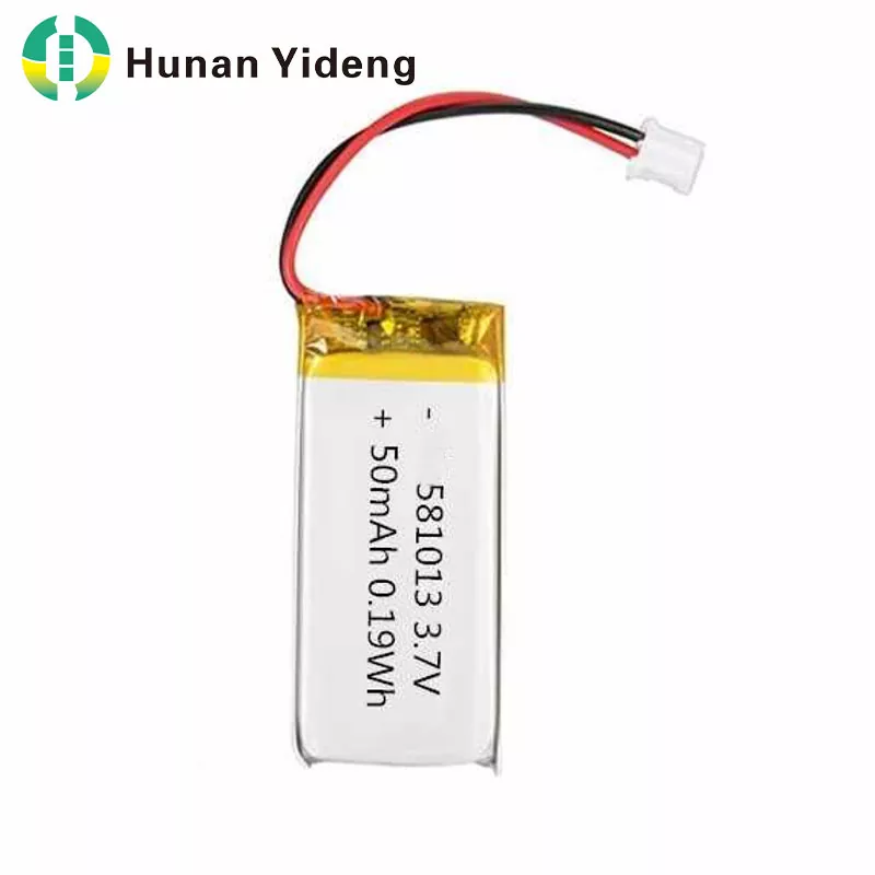 581013 3,7v 50mah litiumpolymer Li Ion Lipo-batteri