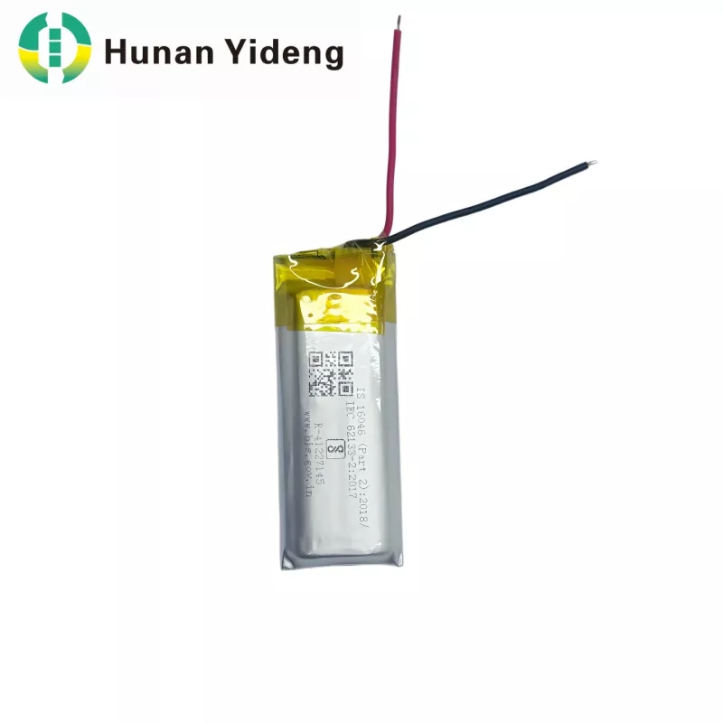 801435 3,7v 500mah Li Ion batteripakke 1,48wh for smart dørlås