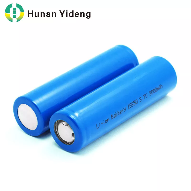 Høy kapasitet 18650 sylindrisk litiumionbatteri 3,7V 3000mAh